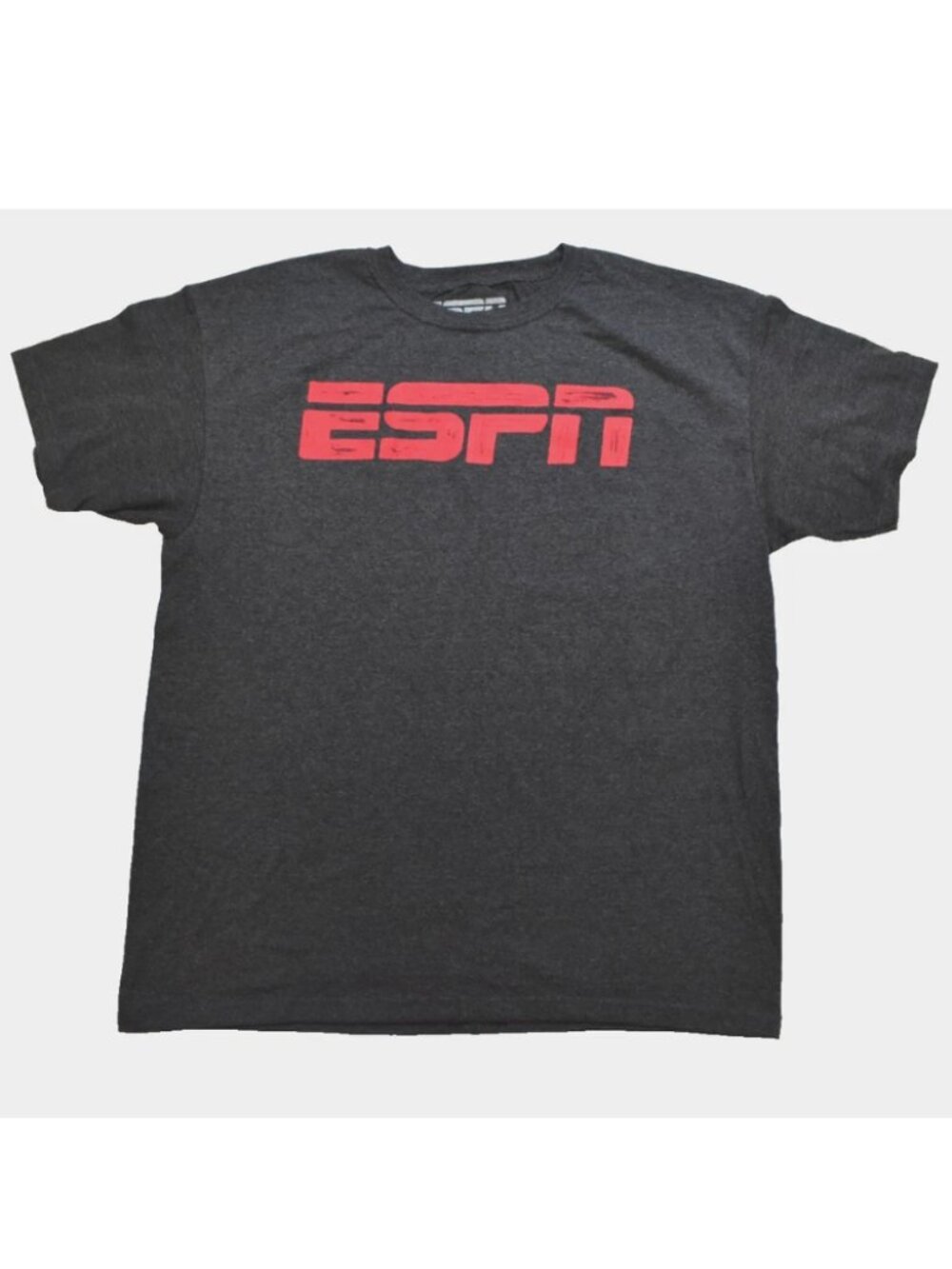 ESPN Mens ESPN Red Logo Charcoal Heather Shirt New S-2XL